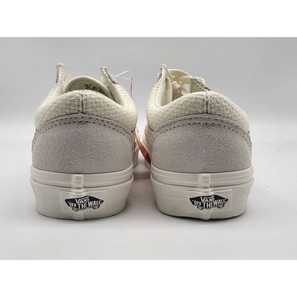 Vans‎ Old Skool Marshmallow Womens Size 6 Cream White Athletic Shoes Sneakers - Picture 4 of 8
